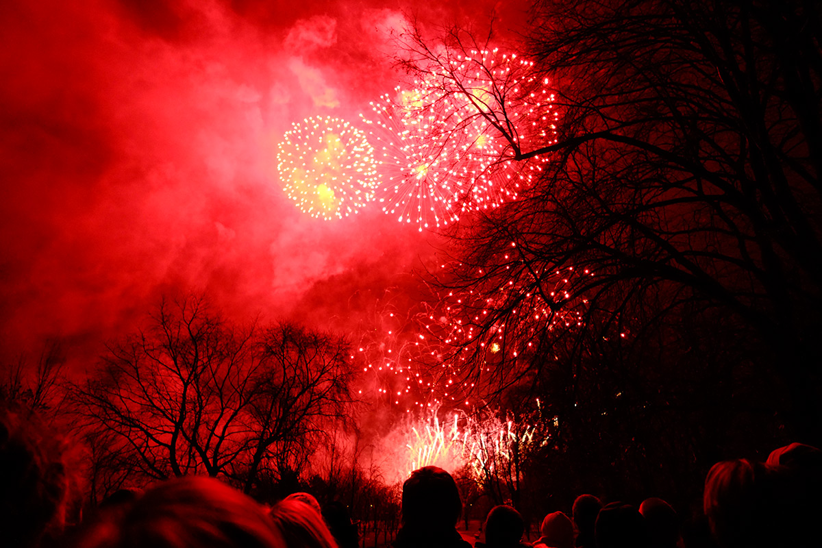 Prague 2014 New Year's Fireworks