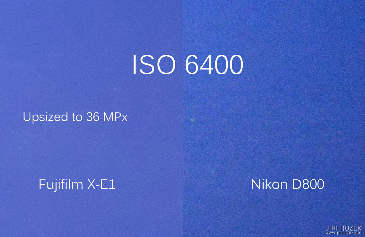 ISO 6400 - fotka z Fuji zvětšena na 36 MPx